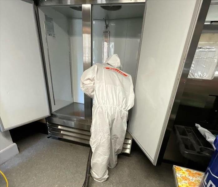 Thorough cleanout of a church freezer